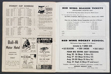 Load image into Gallery viewer, 1964 Olympia Stadium NHL Stanley Cup Finals Game 3 Program Detroit vs Toronto
