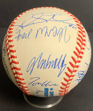 Load image into Gallery viewer, 1997 Atlanta Braves Team Signed Rawlings Baseball 23 Autos Maddux Smoltz JSA LOA
