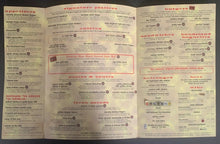 Load image into Gallery viewer, Dick Clark&#39;s American Bandstand Grill Restaurant Menu Television Celebrity VTG
