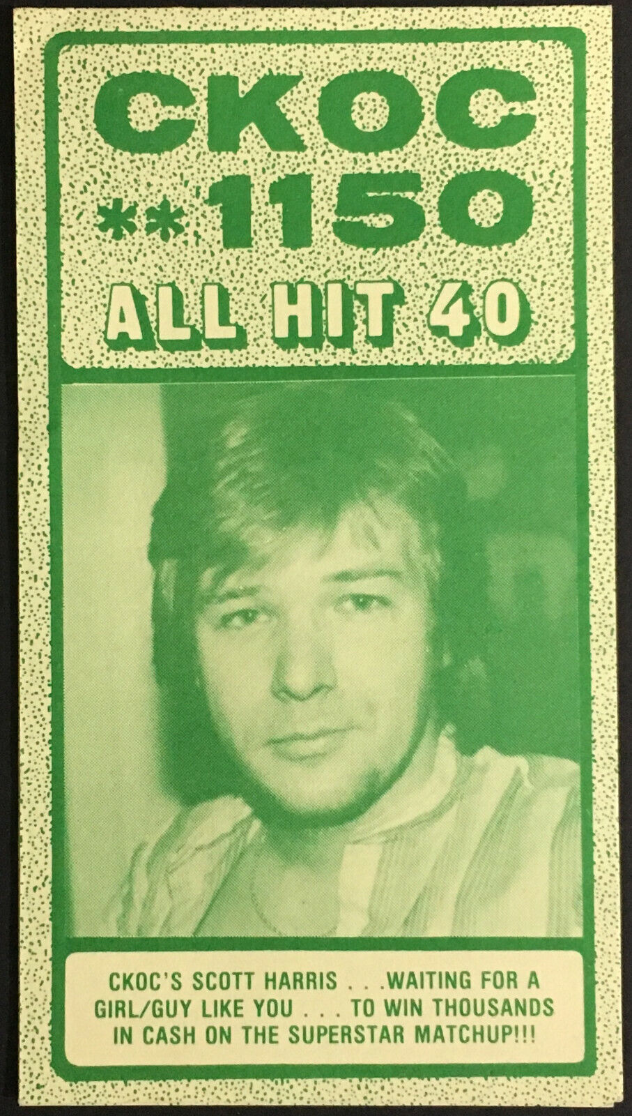 1981 Radio Station CKOC 1150 Survey Chart Music Hamilton Ontario Rollins Stones