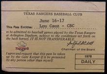 Load image into Gallery viewer, 1970s Vintage MLB Baseball 5 Press Passes Toronto Blue Jays Broadcaster Lou Cauz
