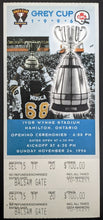 Load image into Gallery viewer, 1996 CFL Grey Cup Full Ticket Toronto Argonauts Edmonton Eskimos Football VTG
