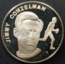 Load image into Gallery viewer, 1972 Jimmy Conzelman Pro Football Hall Of Fame Medal Franklin Mint 1 Troy Oz NFL
