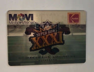1997 NFL Super Bowl 31 XXXI Giveaway Hologram 3d item Football New Orleans