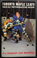 1963/64 Toronto Maple Leafs Information Book NHL Hockey Media Guide Stanley Cup