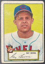 Load image into Gallery viewer, 1952 Topps Baseball Ray Boone #55 Cleveland Indians MLB Trading Card Vintage
