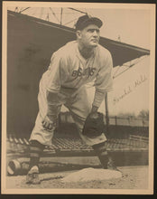 Load image into Gallery viewer, 1945 Vintage Buffalo Bisons Baseball Photo Player Herschel Held Facsimile Signed
