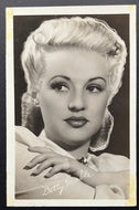 3 Different Vintage Betty Grable Postcard Lot x3 Post Cards Celebrity Actress