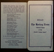 Load image into Gallery viewer, 1963-64 Vintage NHL Hockey Original Rule Book Schedule Statistics Retro
