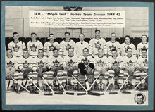 Load image into Gallery viewer, 1944-45 Toronto Maple Leafs Stanley Cup Champions Team Photo Beehive NHL Hockey
