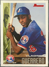 Load image into Gallery viewer, 1995 MLB Baseball Montreal Expos Vladimir Guerrero Bowman Rookie Card PSA 9 MINT

