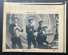 Load image into Gallery viewer, 1980 The Beatles Wire Press Photo Issued During John Lennon&#39;s Death 1967 Vintage
