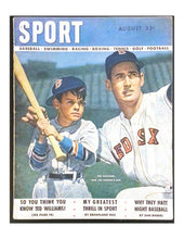 Load image into Gallery viewer, 1947 Sport Magazine Ted Williams Boston Red Sox Cover MLB Baseball Vintage
