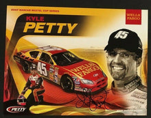 Load image into Gallery viewer, 2007 Authentic Autographed Promo Card Kyle Petty Vintage Racing NASCAR
