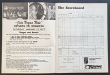 Load image into Gallery viewer, 1976 Winnipeg Arena WHA Hockey Program Jets vs San Diego Mariners Bobby Hull
