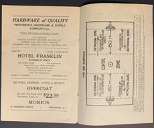 Load image into Gallery viewer, 1929 Rhode Island Reds Can-Am Hockey Program vs Philadelphia Arrows Unscored

