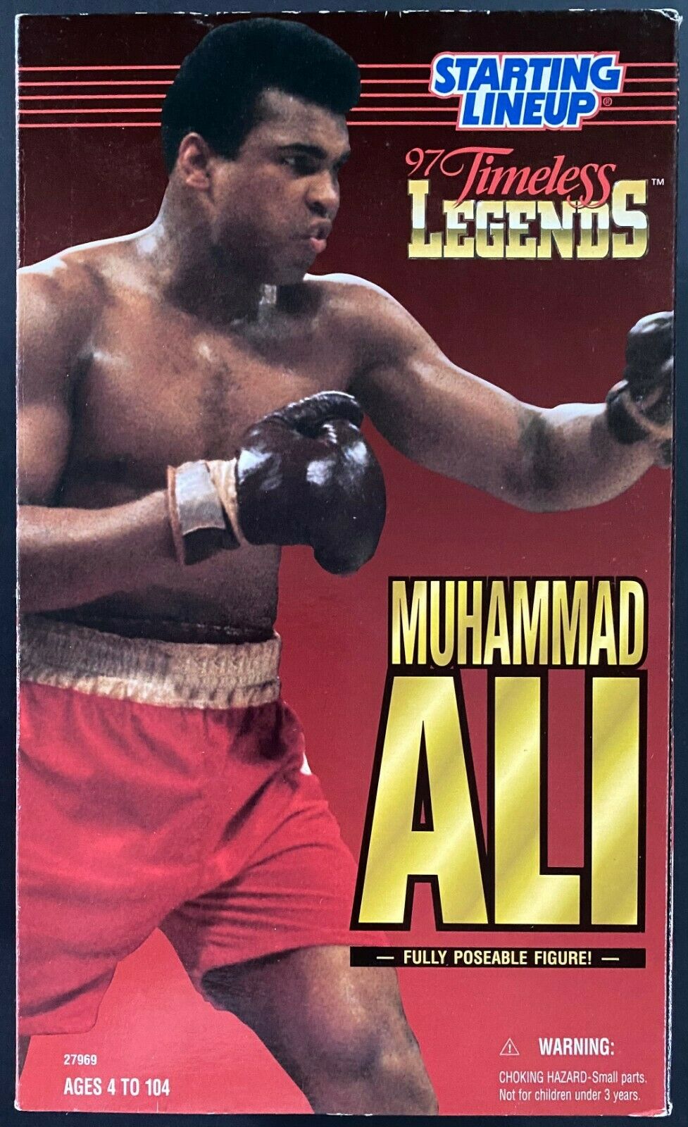 1997 Starting Line Up Timeless Legends Muhammad Ali Poseable Action Fi ...