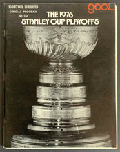 Load image into Gallery viewer, 1976 Boston Garden Stanley Cup Playoff Program Game 5 Quarter Final Bruins
