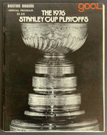 1976 Boston Garden Stanley Cup Playoff Program Game 5 Quarter Final Bruins
