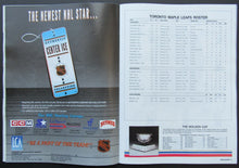 Load image into Gallery viewer, 1990 Maple Leaf Gardens NHL Program Toronto Maple Leafs vs LA Kings Wendel Clark
