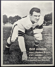Load image into Gallery viewer, Circa 1949 Bob Gaudio Cleveland Browns Team Issued Photo NFL Football Vintage
