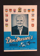 1967 Jubilee Tour Program Page Autographed Don Messer Signed Canadian Musician