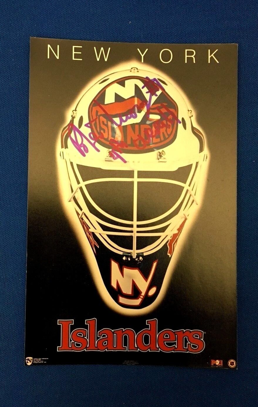 New York Islanders NHL Hockey Postcard Personally Autographed Roberto Luongo