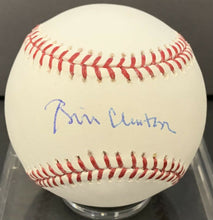Load image into Gallery viewer, President Bill Clinton Autographed MLB Baseball Signed Sweet Spot Museum LOA

