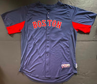 Demarlo Hale Team Issued Red Sox 2012 Blue Batting Practice Jersey MLB Hologram