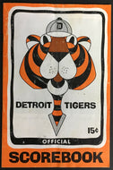 1965 MLB Baseball Detroit Tigers Program vs Kansas City Royals Tiger Stadium