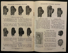 Load image into Gallery viewer, 1940-41 Spalding Winter Sports Catalog Featuring Hockey Equipment Vintage Retro
