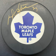 Darryl Sittler Autographed Signed Toronto Maple Leafs NHL Puck Hockey JSA