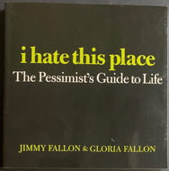 I Hate This Place Jimmy & Gloria Fallon Autographed Signed Book Comedy Celebrity