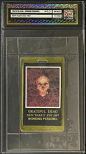 Load image into Gallery viewer, 1987 Grateful Dead - Working Personnel Pass New Years Eve iCert
