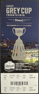 2016 Grey Cup CFL Football Full Ticket BMO Field Ottawa Redblacks v Stampeders