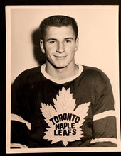 Load image into Gallery viewer, 1954 Toronto Maple Leafs Larry Cahan  Original Turofsky Photo Vintage Hockey NHL
