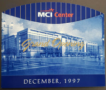 Load image into Gallery viewer, 1997 MCI Center Wizards vs Supersonic Grand Opening Photo + Souvenir Ticket NBA
