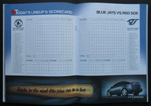 Load image into Gallery viewer, 2005 Rogers Centre MLB Program Toronto Blue Jays vs Boston Red Sox Baseball
