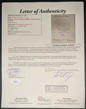 Load image into Gallery viewer, Prince Charles + Diana Princess Of Wales Autographed 1981 Christmas Card JSA LOA
