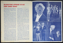 Load image into Gallery viewer, 1940s Magician Blackstone Souvenir Program With Secrets Of Magic Magazine VTG
