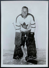 Load image into Gallery viewer, Vintage 1967 Toronto Maple Leafs Johnny Bower Team Issued Photo NHL Hockey
