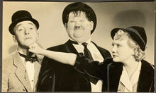 Load image into Gallery viewer, 1938 Laurel &amp; Hardy Studio Photo Blockheads Vintage Movie Mina Gombell Actor
