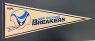 USFL Football New Orleans Breakers Pennant Vintage United States Football