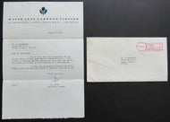 1979 Maple Leaf Gardens Letterhead Ticket Cancellation Letter + Original Mailer