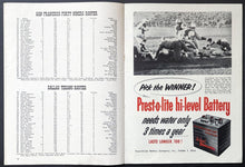 Load image into Gallery viewer, 1952 Dallas Texans vs. San Francisco 49ers Vintage NFL Football Program Vtg
