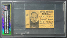 Load image into Gallery viewer, 1937 NHL All-Star Game Howie Morenz Memorial Program + Ticket Montreal Forum
