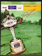 2003 Bell Canadian Open PGA Golf Program Tom Lehman Signed Cover Vintage Sports