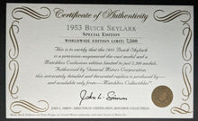 Load image into Gallery viewer, 1952 Buick Skylark Special Edition 1:43 Die Cast Metal Car Matchbox Collectibles
