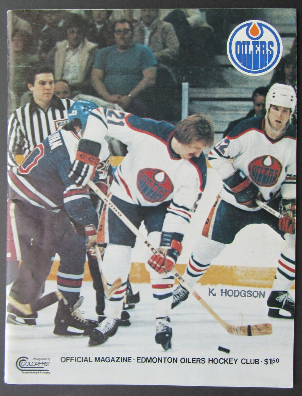 1979 Avco Cup Final Program Edmonton Oilers Wayne Gretzky 1st Pro Season Jets