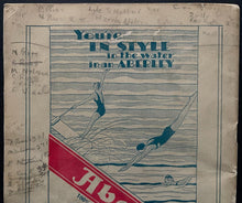 Load image into Gallery viewer, 1929 4th Wrigley Swimming Marathon Toronto CNE Grounds Program World Champion
